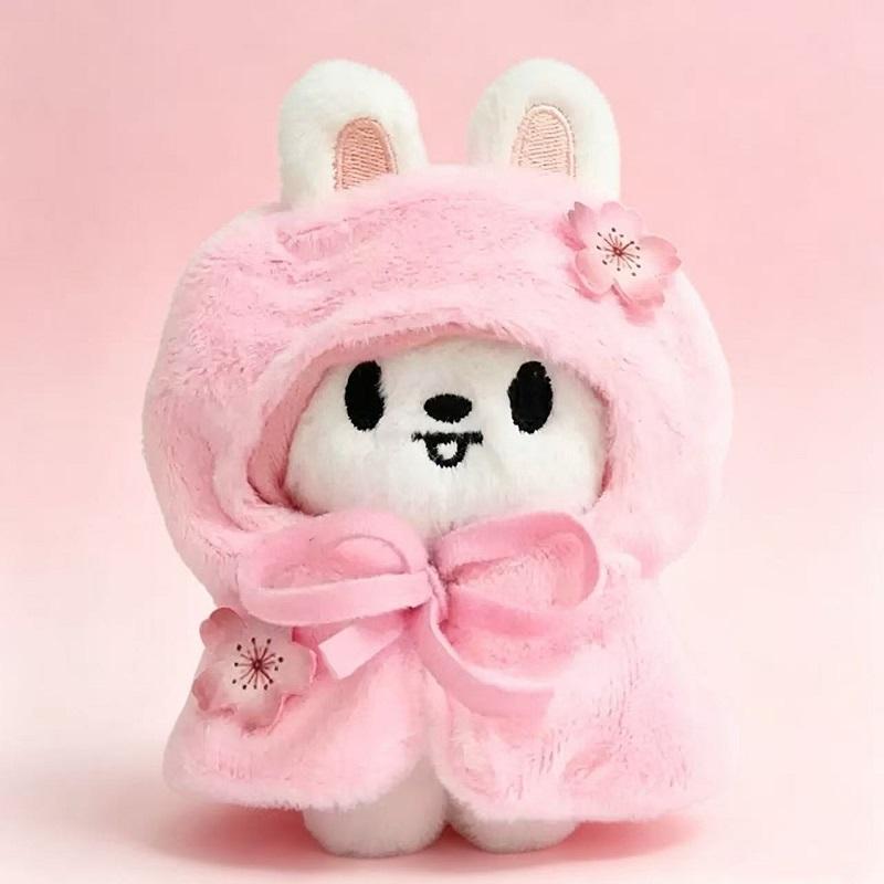 Popular New Product Stray Kids 10cm Plush Doll Cloak Baby Pendant Keychain SKZ Suitable as Christmas and Birthday Gift