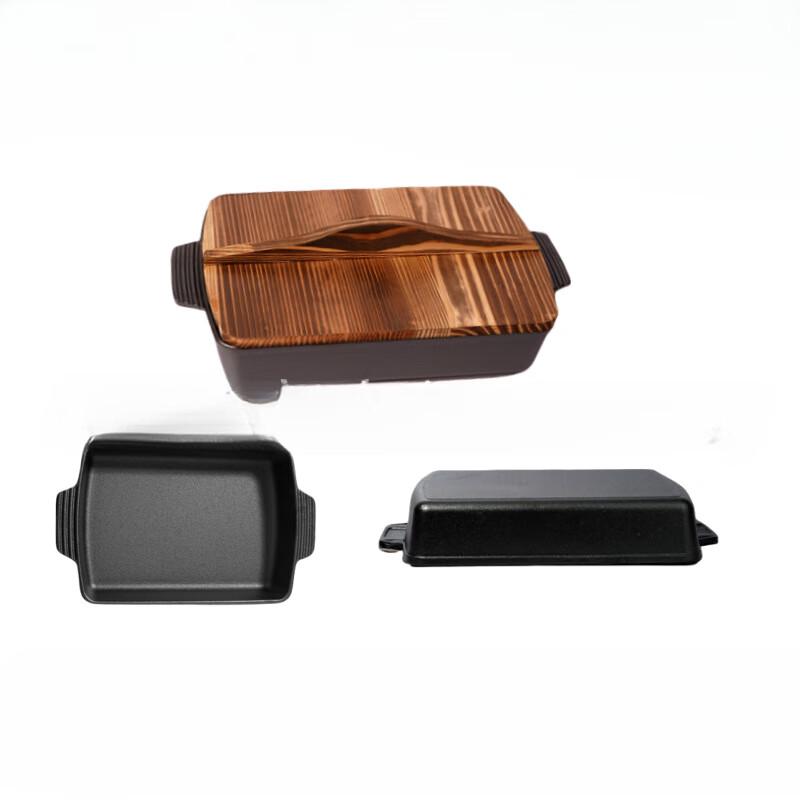 Lilang Cast Iron Rectangular Roasting & BBQ Pan