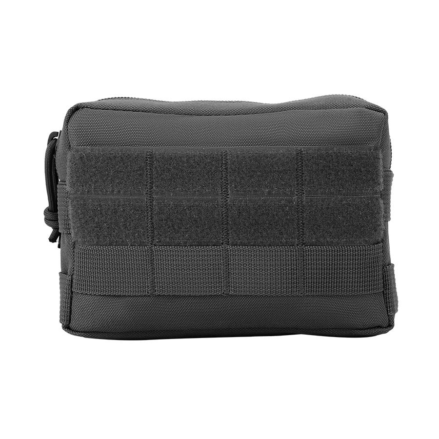 Système de suspension à boucle métallique Kit d'outils EDC d'extérieur Kit d'accessoires Sac de taille Molle peut être accroché sur le dessus du gilet de chasse sac à dos noir