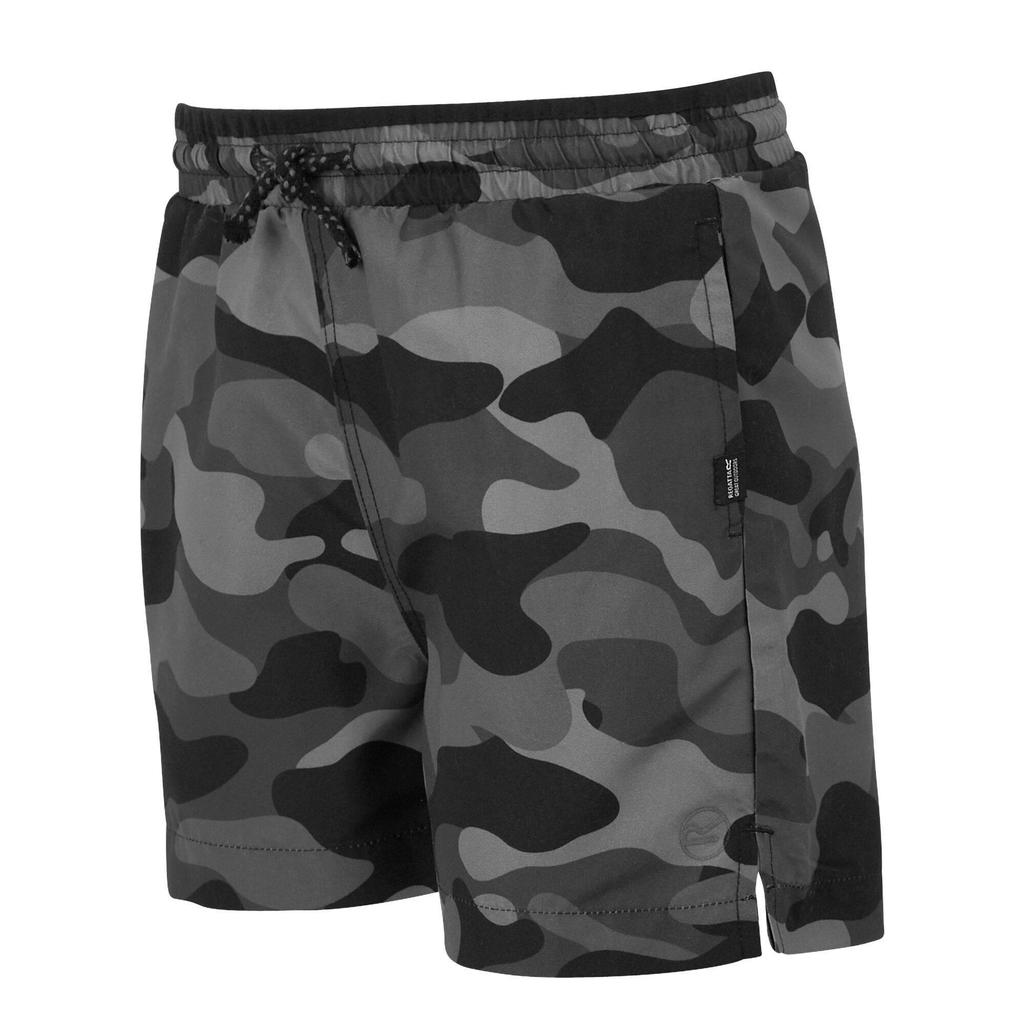 Regatta Childrens/Kids Skander III Camouflage Swim Shorts