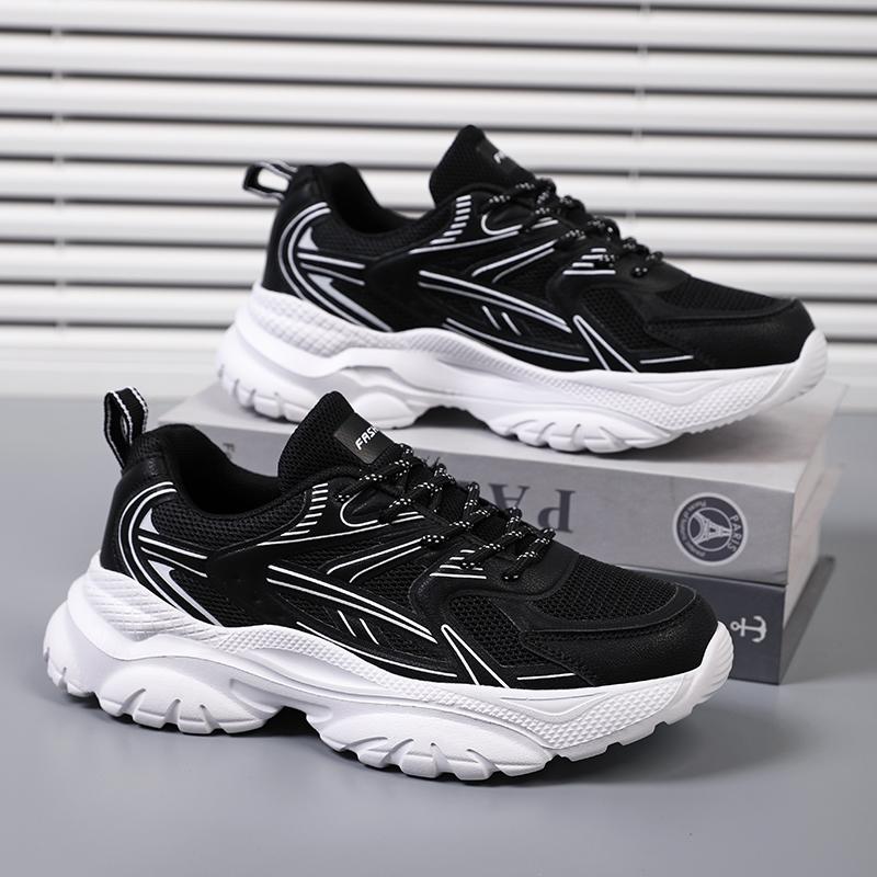 Women's Sports Shoes Breathable Women's Sports Shoes, Thick-Sole Height-Increasing Women's Sports Shoes