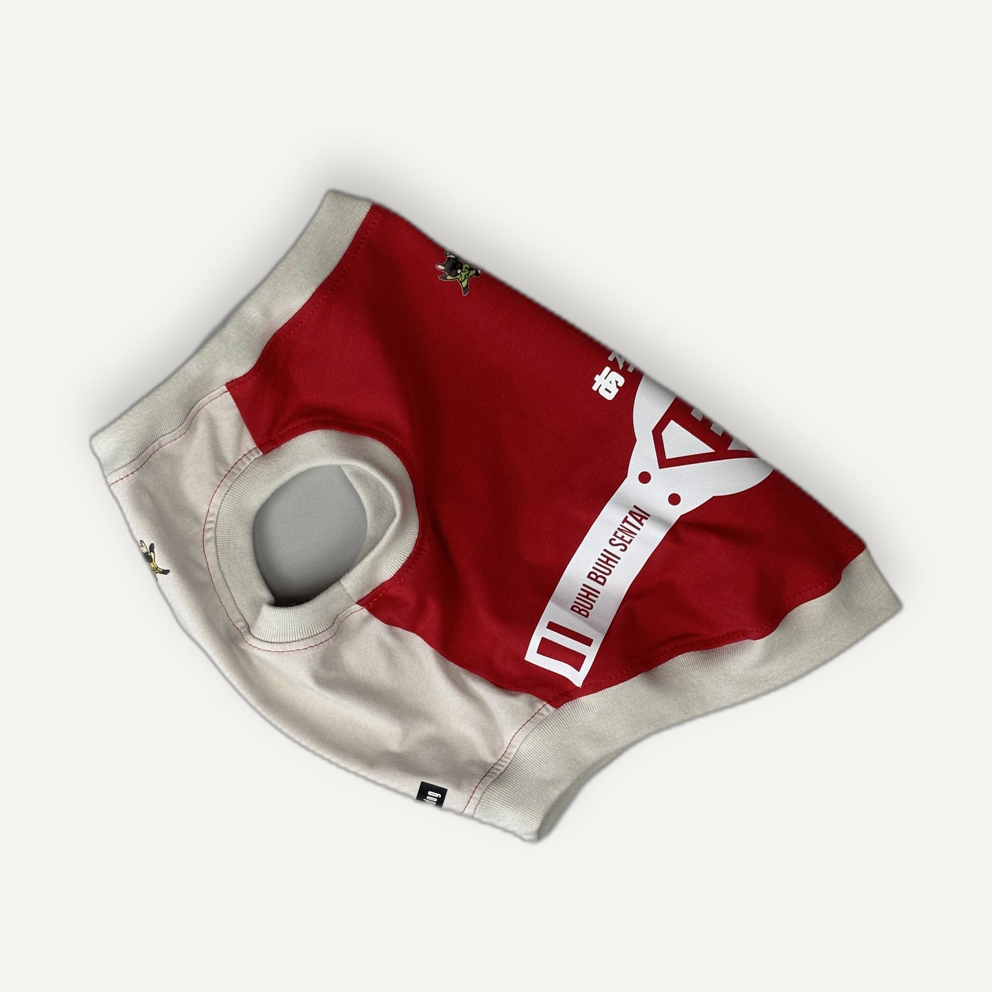 Buhibuhi Sentai Tank Top — Aka Ranger (Red) | Personalized Name Print S / Short length красный