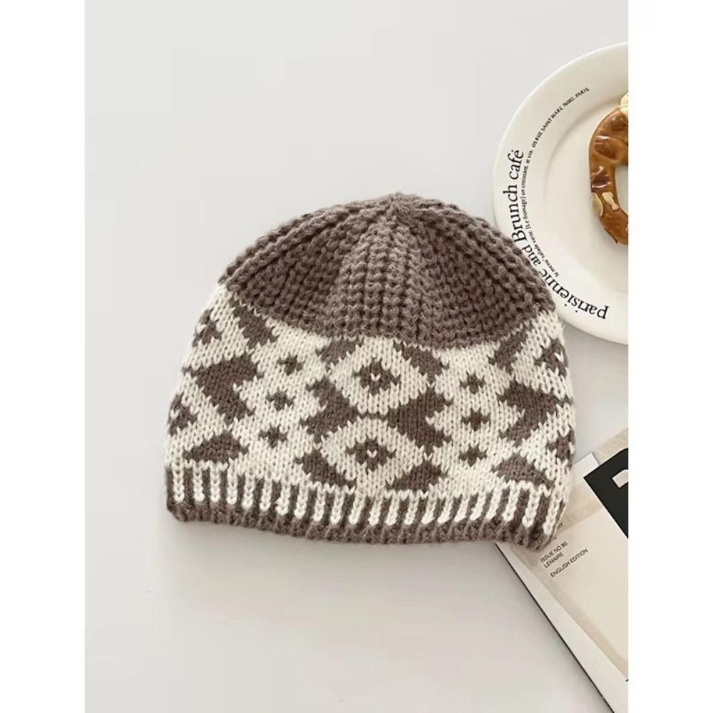 Keep Warm Winter Hat Thickened Beanie Hats Fashion Pompoms Hat  Outdoor