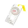 Acrylic Multifunction Compass Map Ruler with Magnifier (4-Pack)