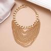 Multi Layer Punk High Heels Anklet Long Tassel Punk Layered Anklet Chains  Party Wear