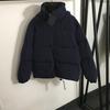 Autumn South Oil Season New Triangle Mark Decorative Pocket Hat Can Store Long Sleeve Hooded Down Jacket