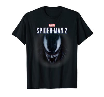 Marvel Spider-Man 2 Hra Venom Tvár Tričko