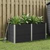 Raised Garden Bed Black 200 X 100 X 91 Cm