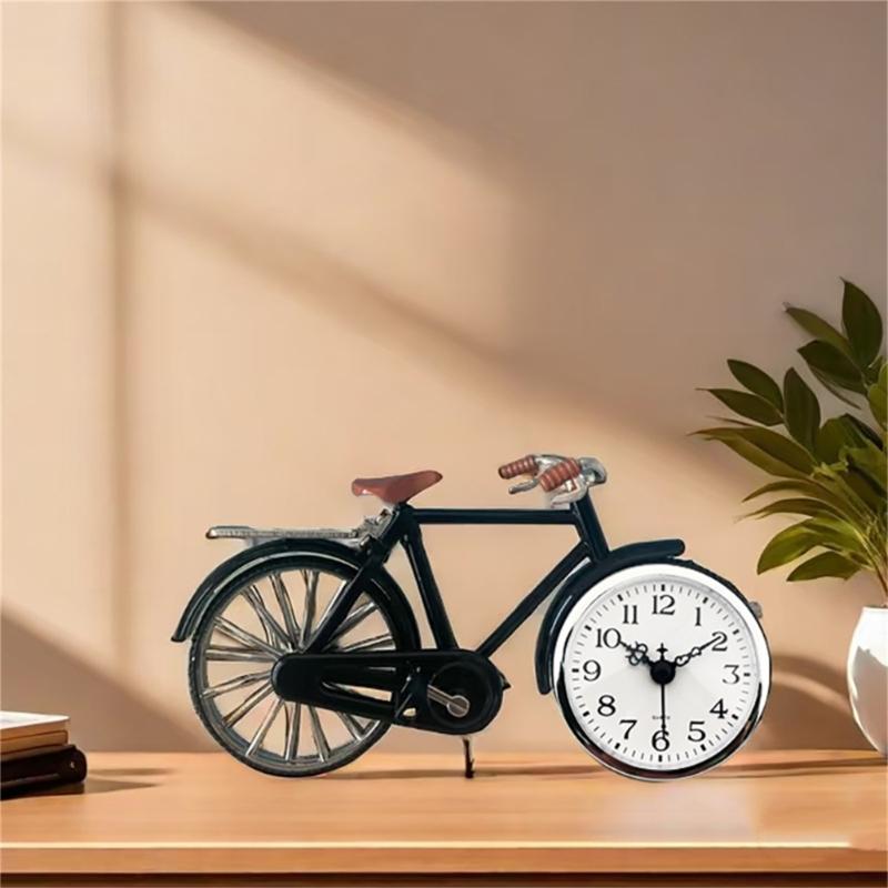 Miniature Quartzs Clock Insert 80mm Round Face Arabic Numerals Silver Trim Clock Head for Home and Office Crafting Use