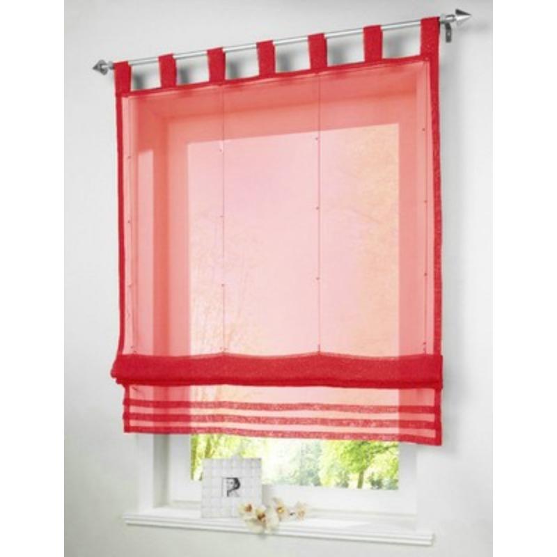 

Підвісна римська штора, підйомна штора, кухонна, для кабінету, балконна, плаваюча штора, екранна штора для вікна, штора Ht-006B 120cm * 155cm height червоний