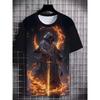 Fashion Helloween T-shirts Male 3D Print Men Women Hip Hop Trend Short Sleeve TShirt Street Loose Casual Oversized Y2k Tops