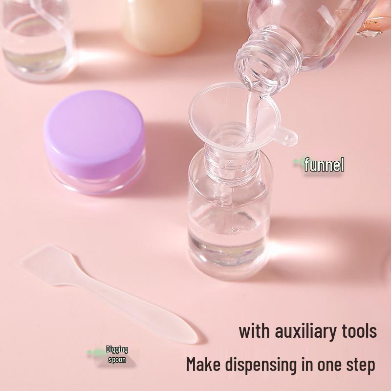 Women's Portable Travel Cosmetics Refill Set: Airplane-Friendly Lotion & Cream Sprays