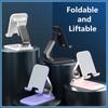 For Foldable ABS Desktop Mobile Phone Stand For iPad iPhone 13 X Smartphone Support Tablet Desk Cell Phone Portable Holder Bracket