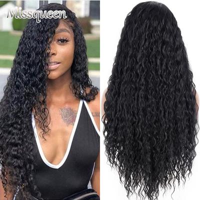 13 15 26 30 Zoll Synthetische Lange Afro Kinky Curly Perücken für Schwarze Frauen Haar Tiefe Welle Perücke für Mädchen Hitzebeständige Cosplaly Party Perücken