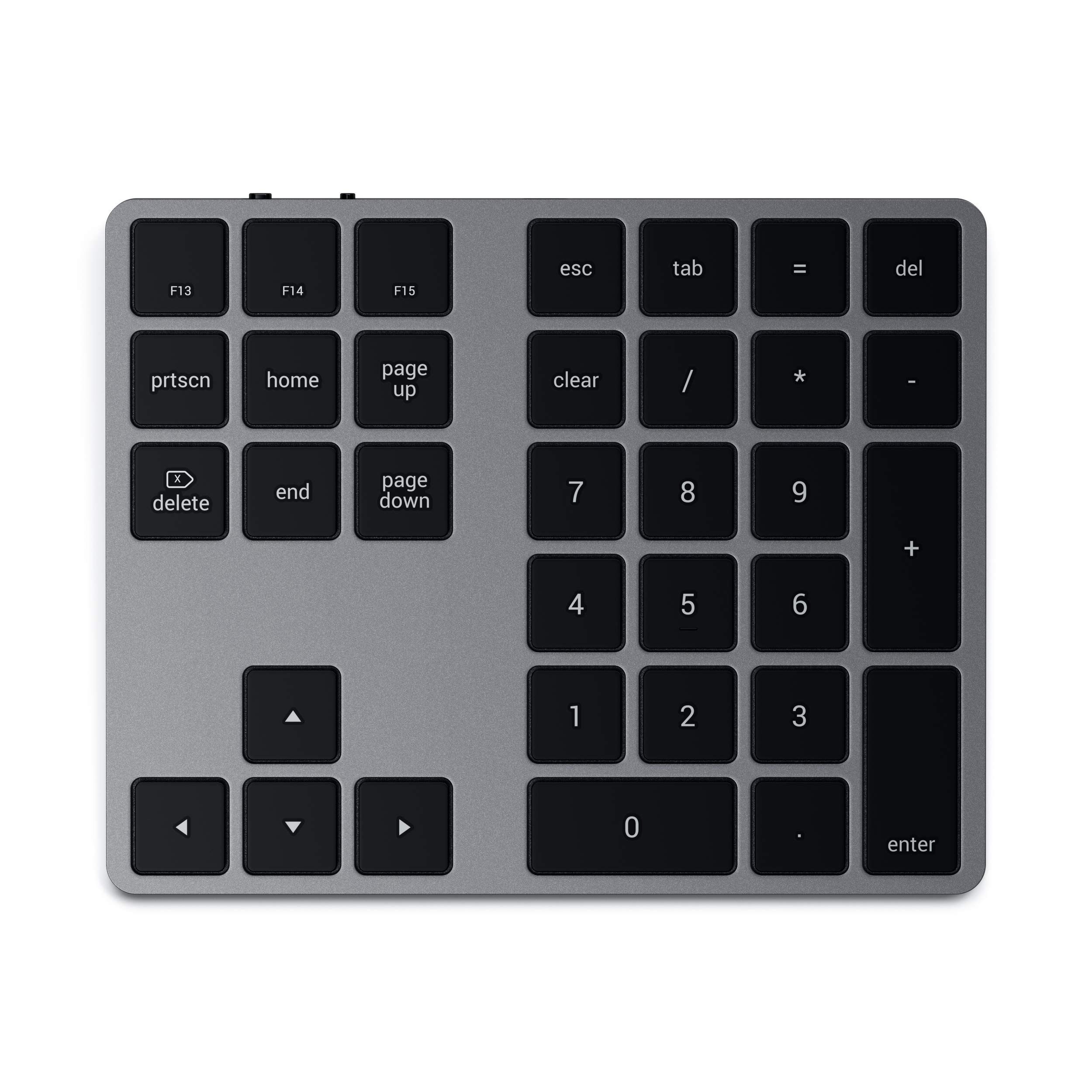 

Satechi Bluetooth Expandable Numeric Keypad, Slim, Rechargeable, 34 Keys (Space Gray) (Compatible with iMac, MacBook, iPad, and other 2012 and later