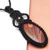 Fir Macrame Piatră Prețioasă Bijuterii Handmade 20-36'' Pandantiv Jasper Wild Horse