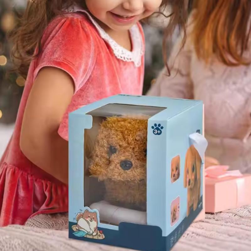 Poodle Saint Bernard Golden Retriever Kid Interaction Pet Toys Can Walk And Bark For Kids And Pets Play