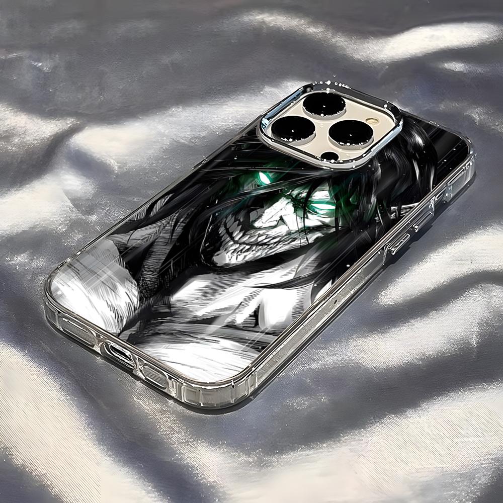 Attack On Titan Phone Case For IPhone 17 Pro Max 16 15 14 Pro Max IPhone 13 Pro Max 11 Plus Transparent Cover
