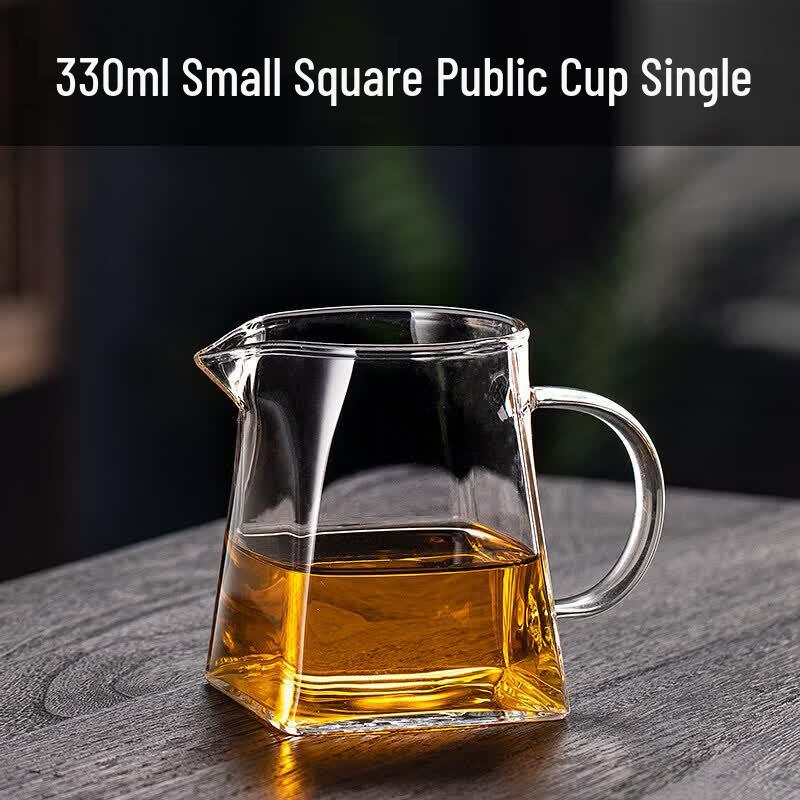 Qīwēi Heat-Resistant Glass Gongdao Cup & Filter