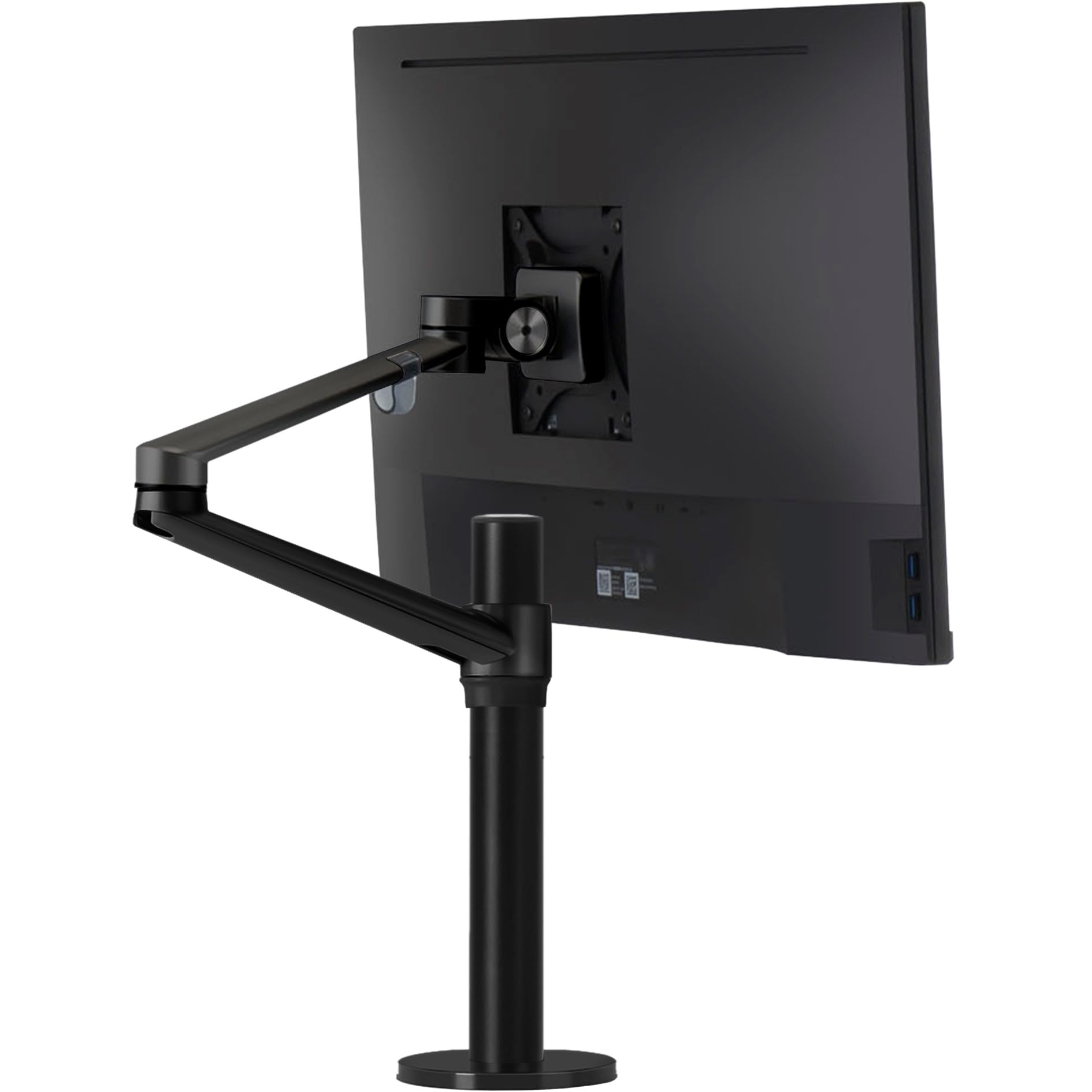 

LOE Single Monitor Arm Display Desk Mount with Simple and Black Clamp, Stable, LOL1, чёрный