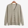 Spring Long-sleeved Knitted Sweater Solid Color Simple Temperament Cardigan with Women's Sweater Plus Size Coat, Catty