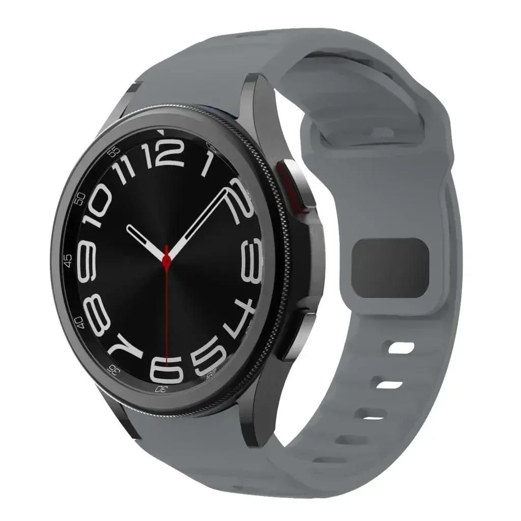 Silikonarmband für Samsung Galaxy Watch 6 Classic 47 mm 43 mm/4 Classic 46 mm 42 mm Armband Galaxy Watch 5/5pro 45 mm/4/6 40 mm 44 mm
