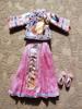 Blythe Costume Chinese Dress Pink with Embroidered Beads [Dolly Para] OB24/Azone/Licca-chan
