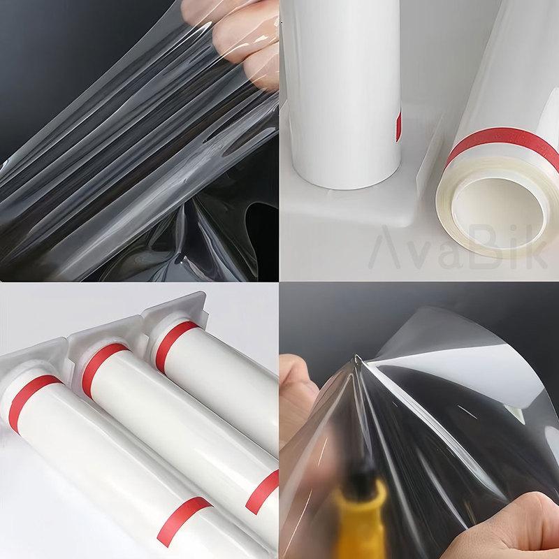 30/50cm x 1/2/3m PPF High Quality Transparent TPU Polyurethane Self Healing Car Invisible Paint Protection Film Repair Scratch