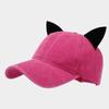 Fashion Cute Ear Cat Ears Caps Breathable Unisex Baseball Cap Peaked Cap Women