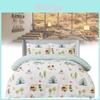 Reversible Camping Bedding Set With Digital Print For Home Sleep Comfort