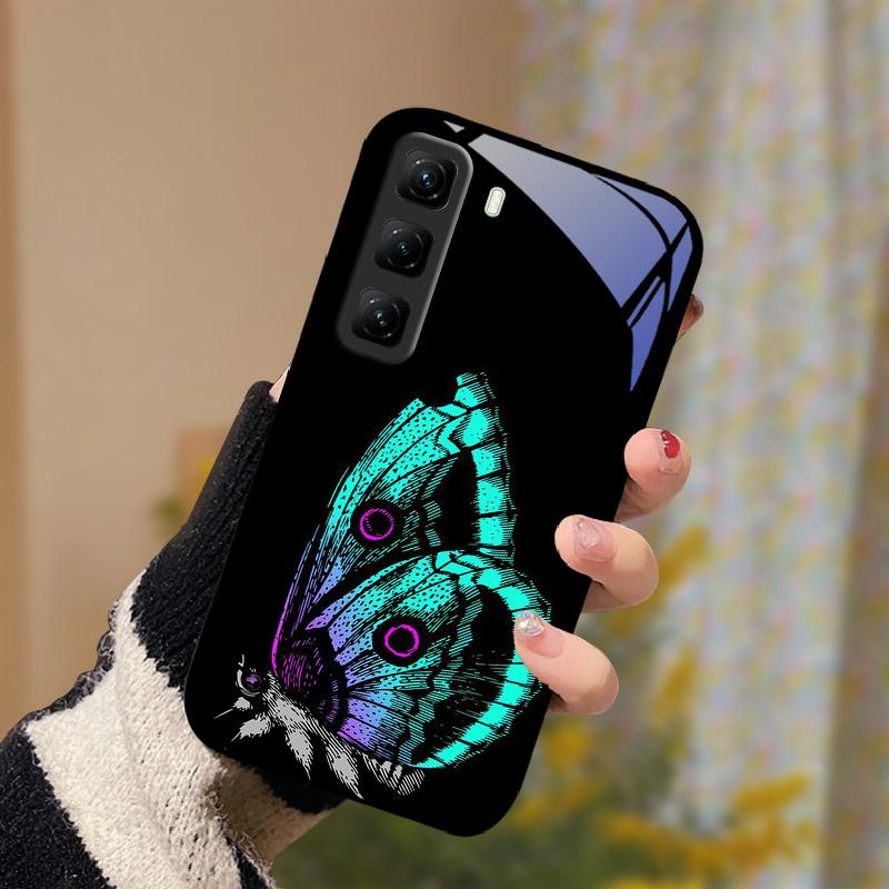 For Infinix Hot 60 Pro Plus 60i Case Tempered Glass Phone Cover Lens Protection Protection Case For Infinix Hot60 Pro 60Pro Capa