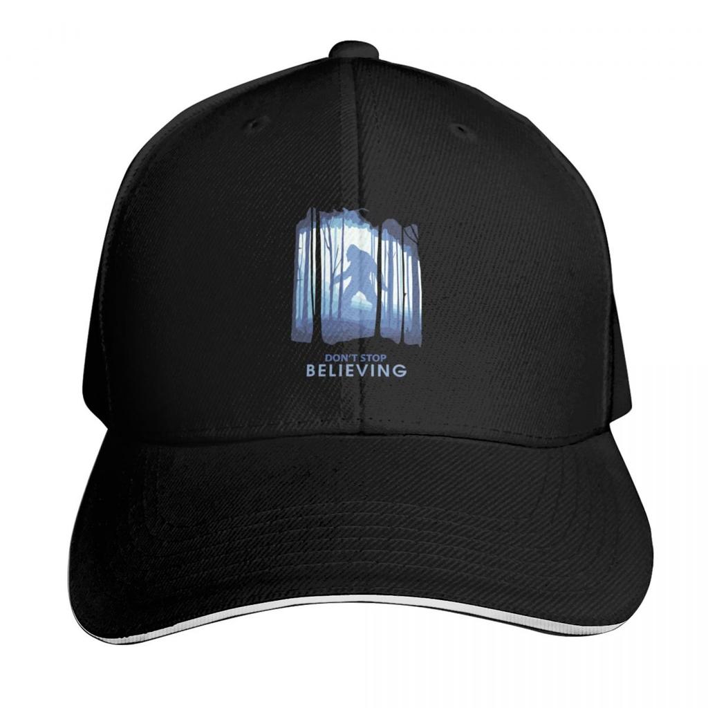 I Believe in Bigfoot Baseball Cap Big Size Hat Luxury Hat Visor fishing hat Unisex Womens