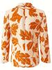 Women's Satin Print Blazer with Lining - Autumn Collection