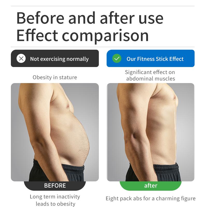 Körperformender Gürtel Muskelaufbau Trainer USB Wiederaufladbar Heim-Fitnessstudio Gewichtsverlust Trainingsgerät für Männer und Frauen