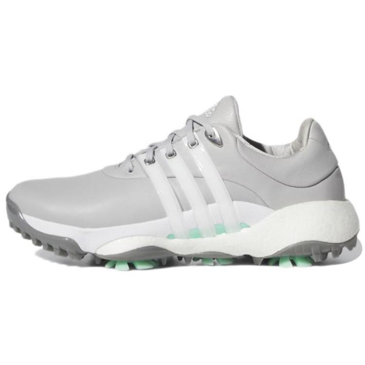 

Новые женские гольф-кроссовки Adidas Tour360 22 серые/облачно-белые/мятный пульс женские GV9663 37