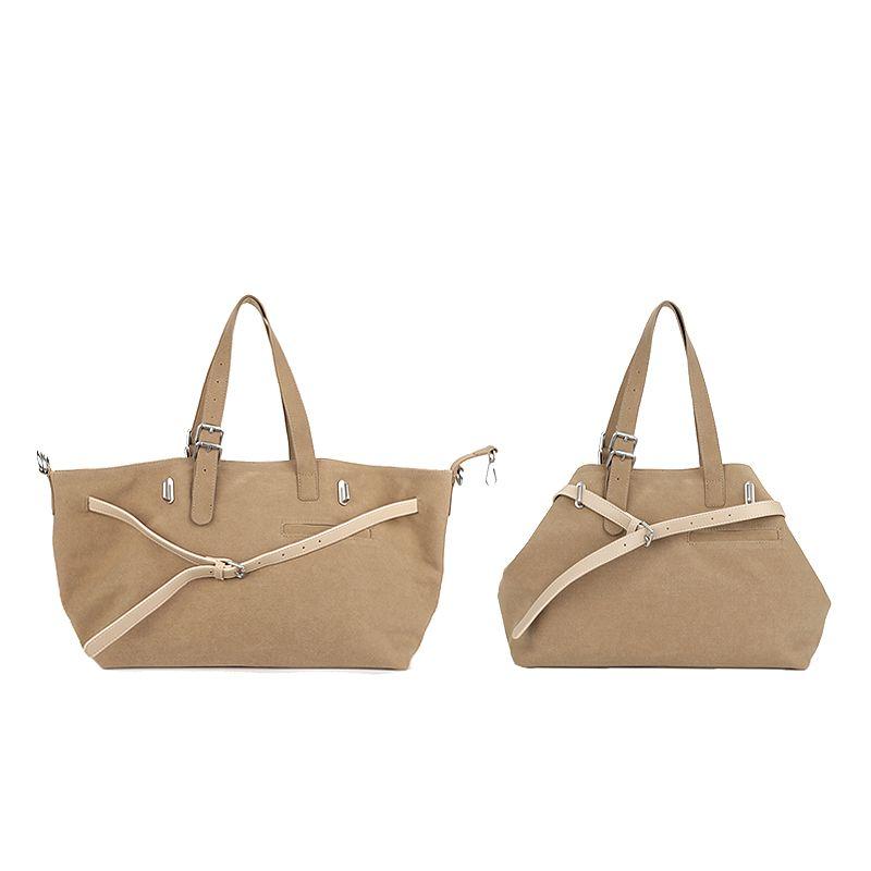 

Simple/Original Light Khaki Galini Multi-Form Frosted Tote Bag Large Capacity Shoulder Messenger Bag Light khakis (excluding packets) In Stock