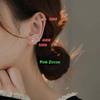 925 Silver 3/4/5MM Round Zircon Mini Stud Earrings For Women Classic Fine Jewelry Piercing Bone Ear Accessories