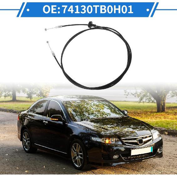 Hood Latch Release Cable for Honda Accord 2008-2013 No.74130TB0H01 Engine Hood Release Cable 1 Pcs