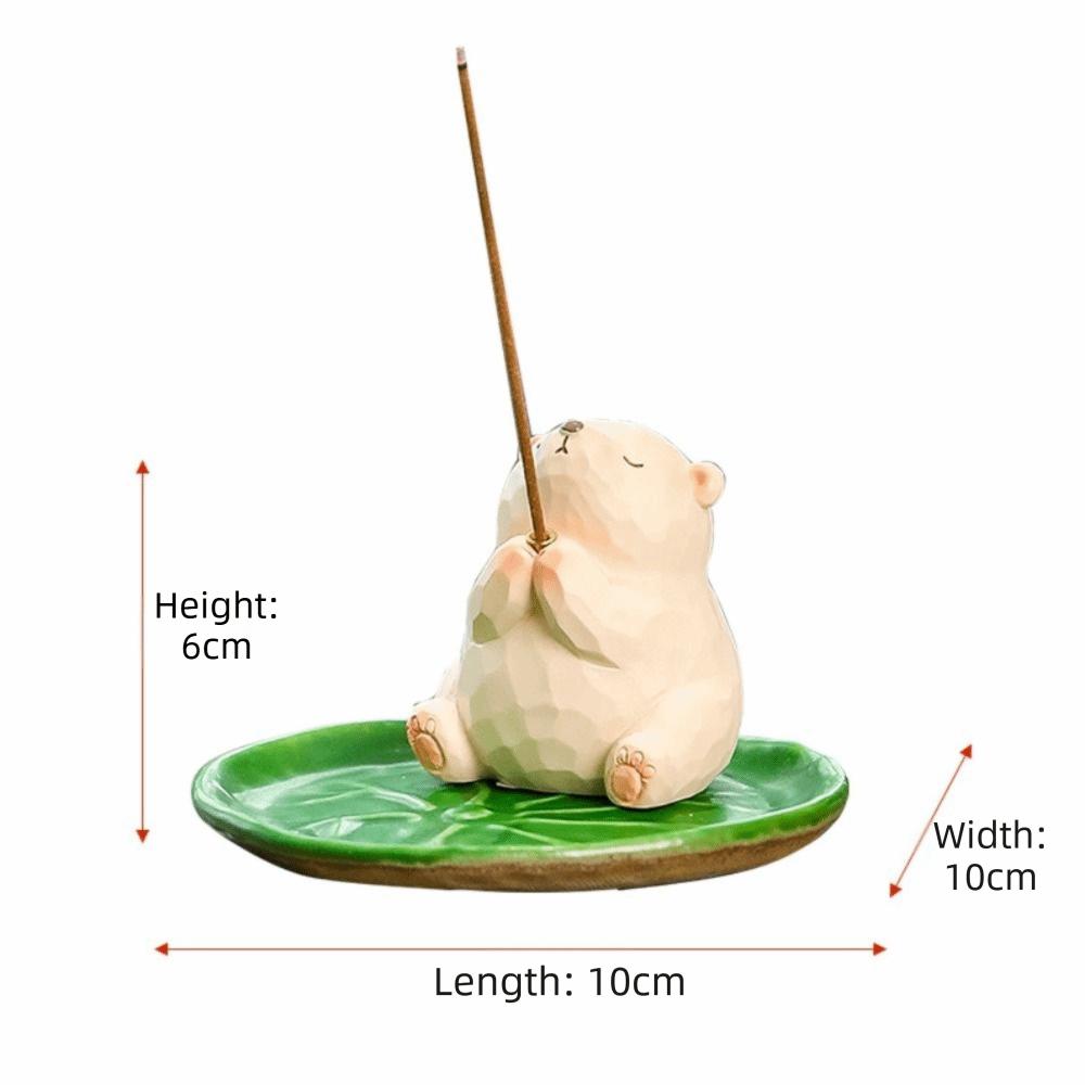 Frog Bear Panda Incense Stick Holder Resin Crafts Incense Holder Zen Incense Burner  Living Room