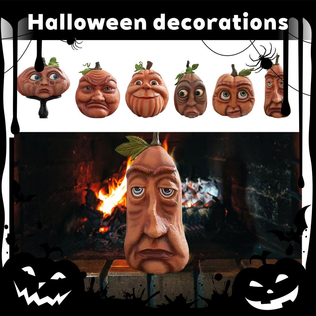 Halloween Expressive Family Figurines, Horror Decoration