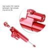 Universal Motorrad Aluminiumlegierung Lenkungsdämpfer Stabilisator Sicherheitskontrolle (rot)