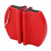 Portable Mini Knife Sharpener Multifunctional Double Sided Pocket Knife Sharpener for Outdoor UseRed