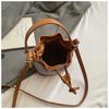 IELGY Ladies Bucket Bag Fashionable All-Match Cross-Body Can Be Carried In Hand