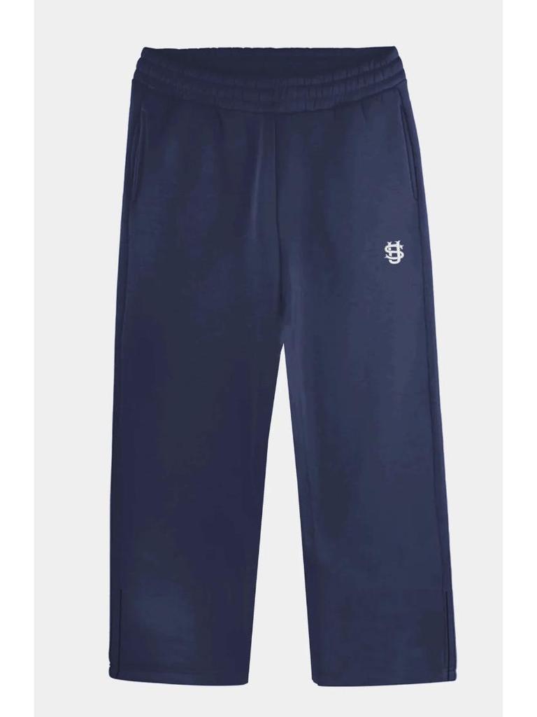 Modne Spodnie Szerokie Nogawki z Haftem S na Rok 2025 dla Par