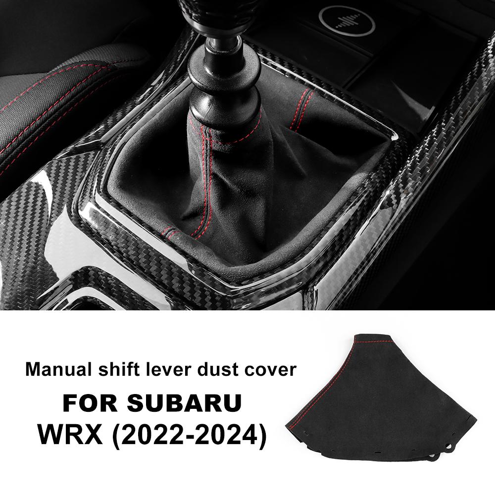 For Subaru WRX 2025 2025 2025 Top Suede RHD LHD Manual Car Knob Gear Shift Boot Lever Dust Cover Interior Accessories