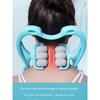 6 Wheels Neck Massager Manual Clip Neck and Neck Kneading Handy Gadget Handheld For Home Six Roller Shoulder and Neck Massage