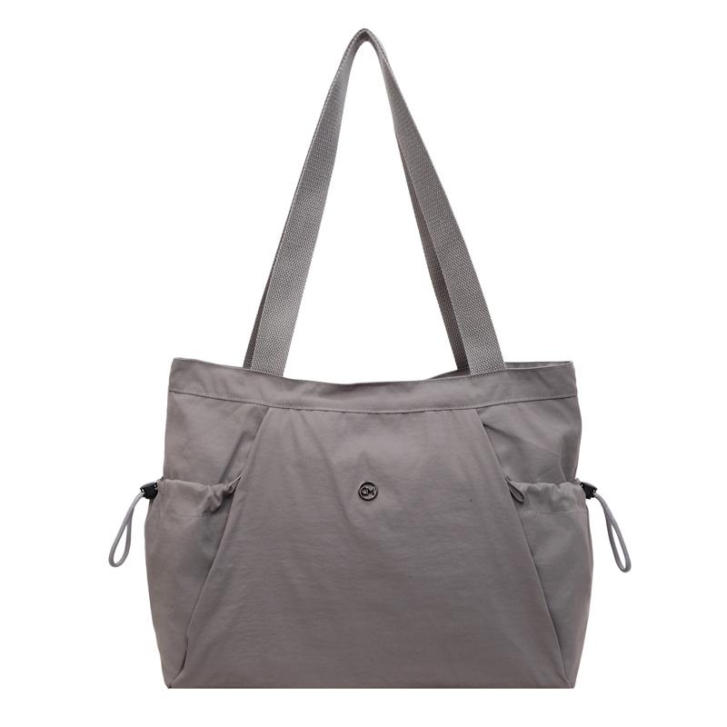 Water-Resistant Nylon Tote Bag for Women – Lightweight and Durable Everyday Shoulder Bag with Multiple Pockets