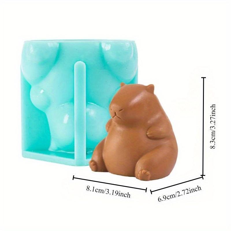 Neues Design Einzigartige Capibara-Silikonform Geleeform Silikon-Pudding Capibara Delfinform Küchenbackzubehör