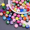 16Mm Color Billiard Bead Hole Acrylic Bracelet Diy Jewelry Work In Progress Handmade Accessories Round Beads Loose Beads