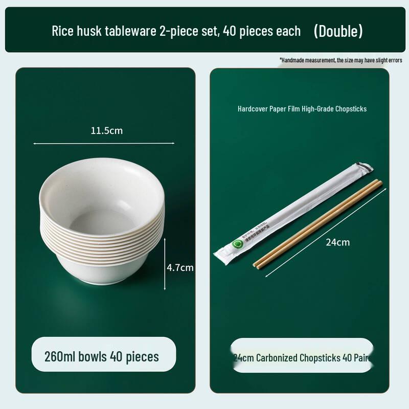 Disposable Rice Husk Bowl